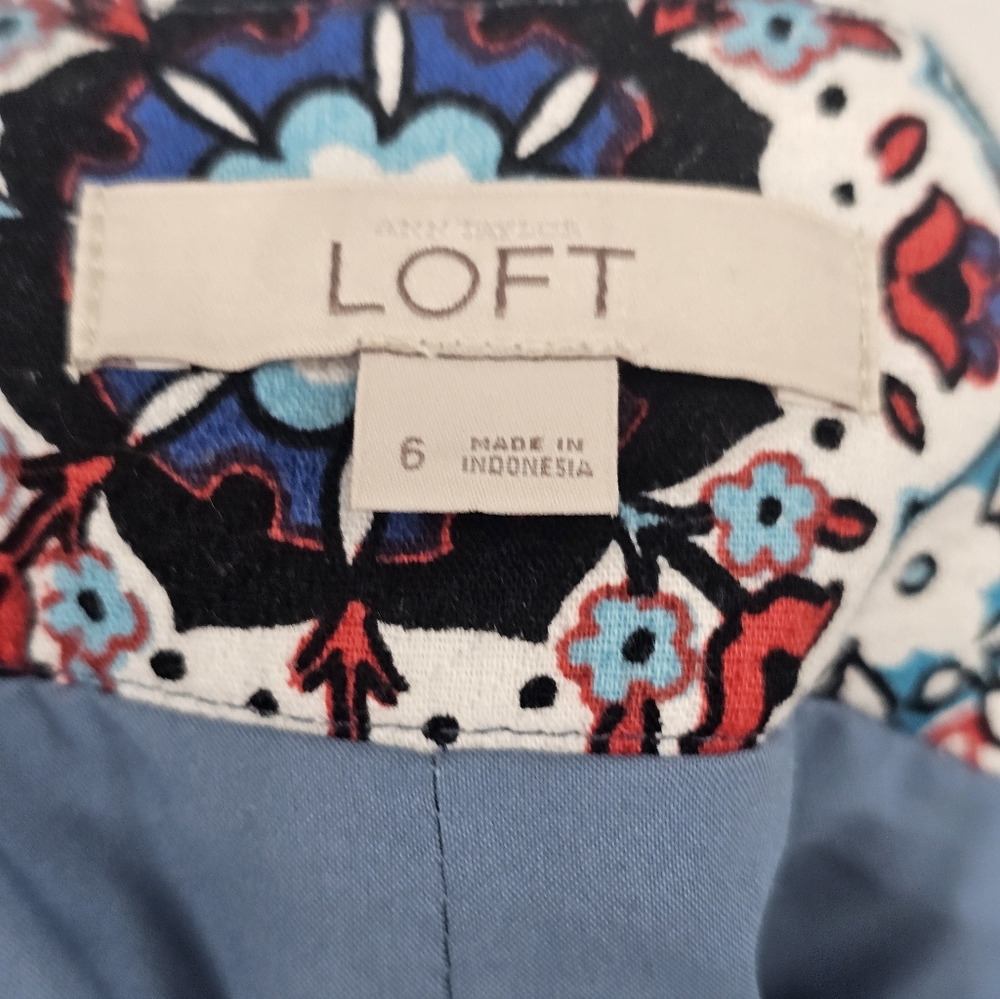 Pencil Skirt LOFT 6 NWOT Cotton - Picture 4 of 11